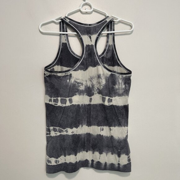 Lululemon‎ Run Swiftly Racerback Tank in Gray Tie Dye Size 8 - Picture 6 of 8